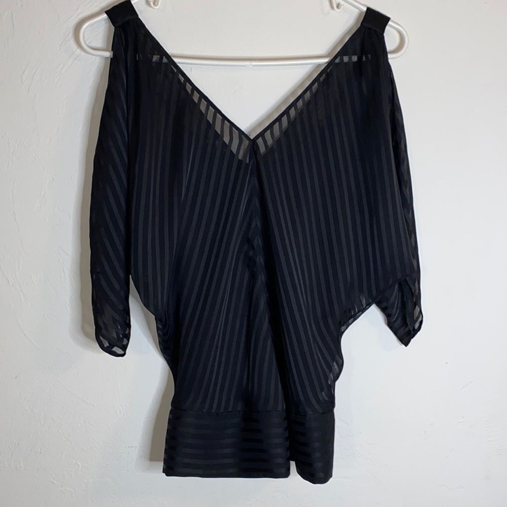 Womens Guess Open Shoulders Dress Top